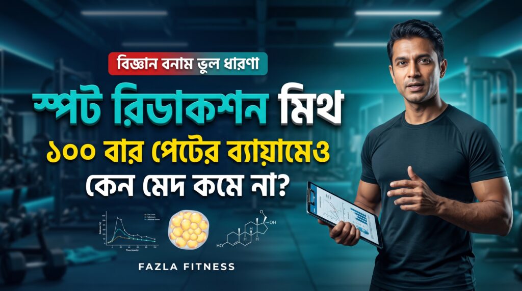 স্পট রিডাকশন মিথ ও পেটের মেদ কমানোর বৈজ্ঞানিক উপায় - Fazla Fitness
